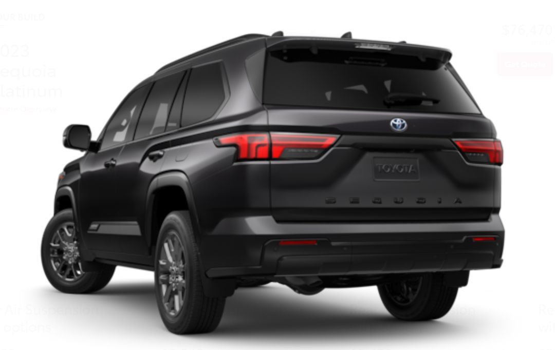 Toyota Sequoia Platinum 2023